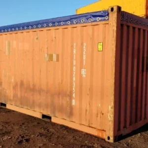 20ft Used Open Top Soft Roof Shipping Container